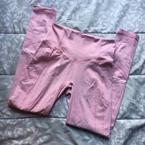 Tilyoucollapse Pink Heart Booty Leggings